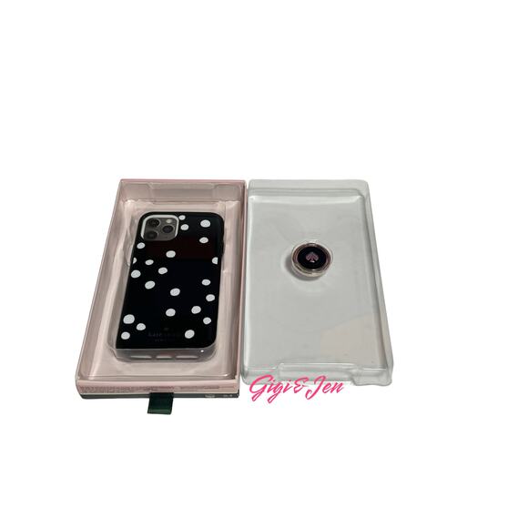 Kate Spade Dots Iphone 11 Pro Ring stand Case - Picture 4 of 14